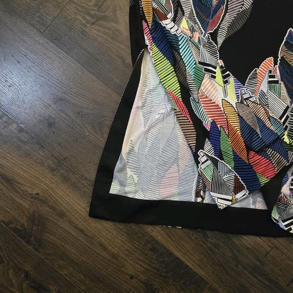 Hilton Hollis Dress M Maxi Sleeveless Colorful Resort Vacation Summer Office - Picture 6 of 10